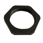 SIB - ADR - GPO Gegenmutter PG13 PA6 RAL9005 Schlüsselweite 24mm, Materialdicke 5mm