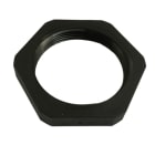 SIB - ADR - GPO Gegenmutter PG7 PA6 RAL9005 Schlüsselweite 19mm, Materialdicke 5mm
