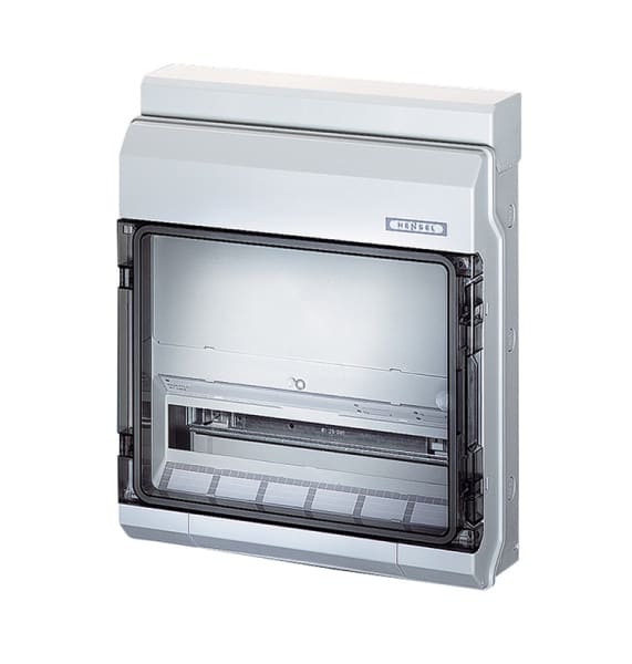 HENSEL - KV 9230 M KV-Automatengehäuse TE/18 IP65 Extra + 1 DIN-Tragschiene