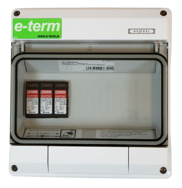 E-TERM - KV PV 01_1 VMB PH T1 1 x PV String auf 1 x Wechselrichter-Eingang