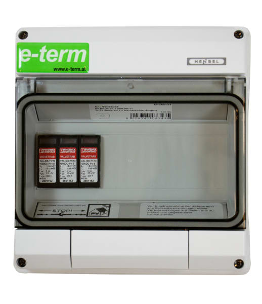 E-TERM - KV PV 03_1 VMB PH T1 M25 3 x PV String auf 1 x Wechselrichter-Eingang