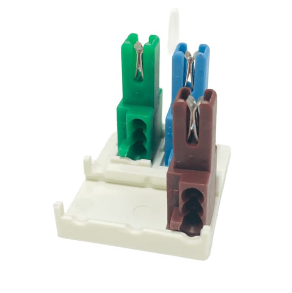 ELECTRO TERMINAL - LBK 1/5OF 3 ST L1=braun Lichtbandstecker 3pol