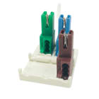 ELECTRO TERMINAL - LBK 1/5OF 3 ST L1=braun Lichtbandstecker 3pol
