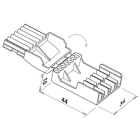 ELECTRO TERMINAL - LBK 1/7 END Steckverbindungssystem für Lichtbänder