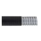 E-TERM - Metallschlauch mit PVC 21x15,5mm V0 50m Stahl verzinkt Ummantelung grau
