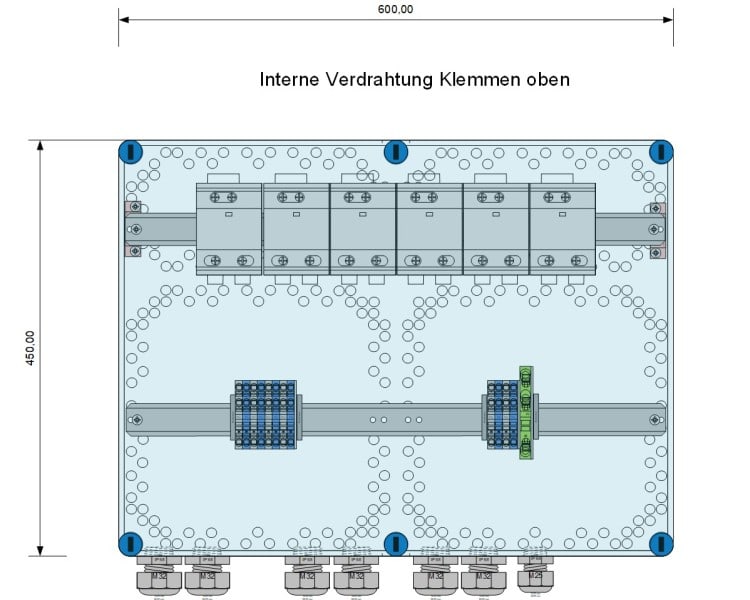 E-TERM - MI PV 06_6 VMU PH T1 1500VDC 6 x PV String auf 6 x Wechselrichter-Eingang