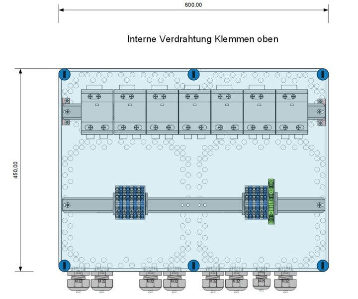 E-TERM - MI PV 07_7 VMU PH T1 1500VDC 7 x PV String auf 7 x Wechselrichter-Eingang