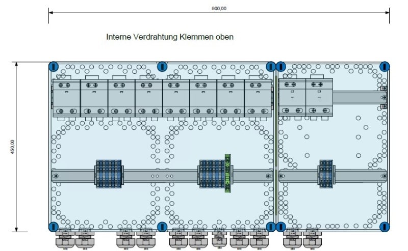 E-TERM - MI PV 10_10 VMU PH T1 1500VDC 10 x PV String auf 10 x Wechselrichter-Eingang