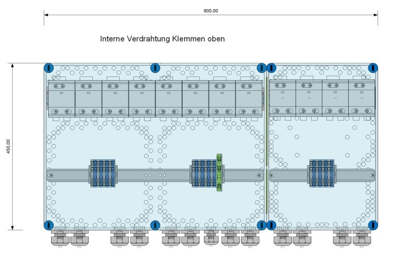 E-TERM - MI PV 12_12 VMU PH T1 1500VDC 12 x PV String auf 12 x Wechselrichter-Eingang