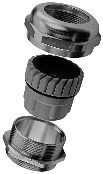 SIB - ADR - MSWTL Kabelverschraubung M63L Edelstahl 316L