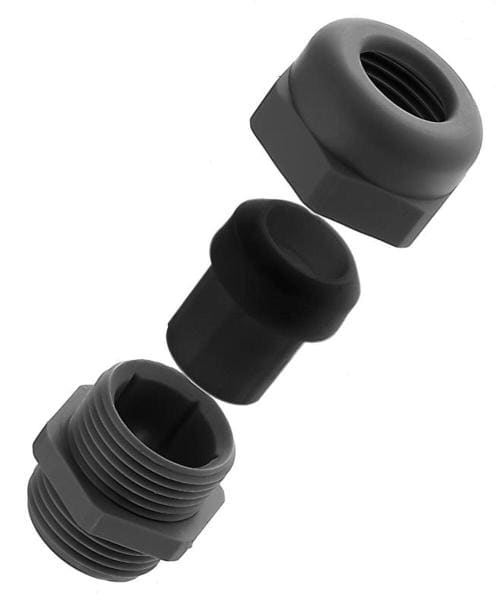 SIB - ADR - POWT Kabelverschraubung M20 Ex e PA6 RAL9005 WADI