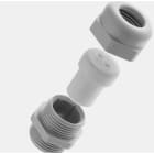 SIB - ADR - POWT Kabelverschraubung PG21 DUPLO 6x6mm RAL7035 IP68, SW 42, Gewindelänge: 11mm