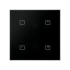 E-TERM - RFGB-40B/MTR MATTER Touch-Glas-Wandtaster schwarz