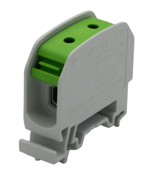 HORA ETEC - RKA 16/1 1x2 087110-2-3 Al/Cu grün Universalklemme s,f: 1,5 - 16mm²/ AE: 1-10mm²
