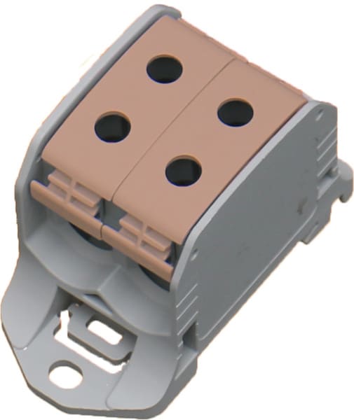 HORA ETEC - RKA 50/1 1x4 087320-3-3 Al/Cu braun Universalklemme s,f: 6 - 50 mm²/ AE: 4-35mm²