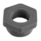 SIB - ADR - RKP Reduzierung M16/M12 PA6 RAL7001 Schlüsselweite 20mm, Gewindelänge 8mm