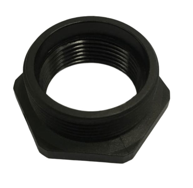 SIB - ADR - RKP Reduzierung M50/M32 PA6 RAL9005 Schlüsselweite 55mm, Gewindelänge 13mm