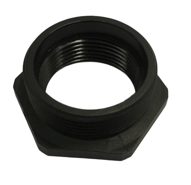SIB - ADR - RKP Reduzierung M50/M40 PA6 RAL9005 Schlüsselweite 55mm, Gewindelänge 13mm
