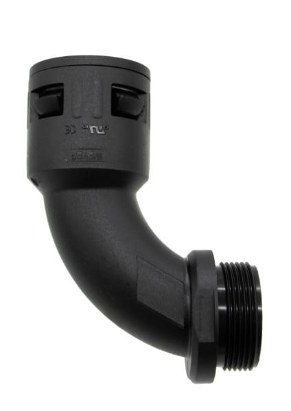 E-TERM - Schlauchverschraubung M12 90° für AD9,9mm IP66