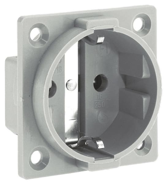 BALS - SCHUKO Anbausteckdose 16A IP20 grau Ni 712