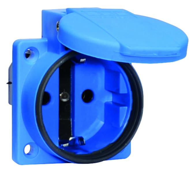 BALS - SCHUKO Anbausteckdose 16A IP54 blau Ni 71082VDE