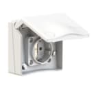 BALS - SCHUKO Anbausteckdose SL 16A IP44 TH Ni 71010