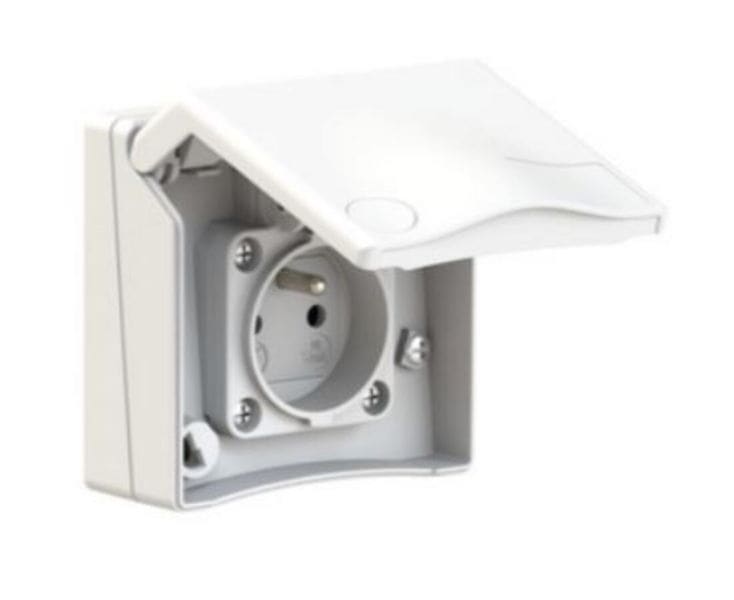 BALS - SCHUKO Anbausteckdose SL 16A IP44 TH Ni 71011
