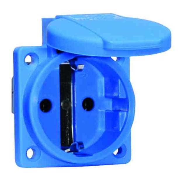 BALS - SCHUKO Anbausteckdose SL 16A IP54 blau Ni 71099