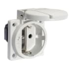 BALS - SCHUKO Anbausteckdose SL 16A IP54 grau Ni 71100