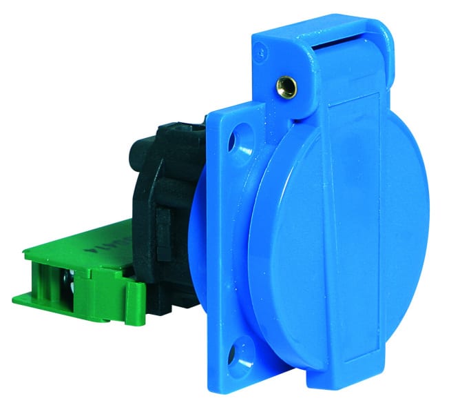 BALS - SCHUKO Anbausteckdose TE 16A IP54 blau HKÖ Ni 7168