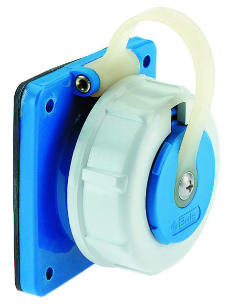 BALS - SCHUKO Anbausteckdose TE 16A IP68 blau Ni 7153