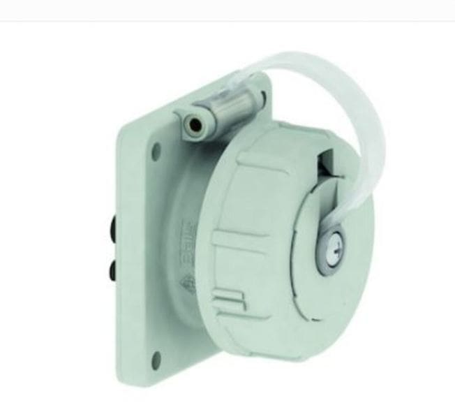 BALS - SCHUKO Anbausteckdose TE 16A IP68 grau Ni 7119