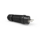 BALS - SCHUKO Stecker 16A IP54 schwarz Ni SG 7372-1
