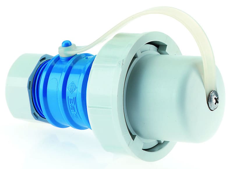 BALS - SCHUKO Stecker 16A IP67 blau Ni 736