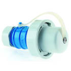 BALS - SCHUKO Stecker 16A IP67 blau Ni 736