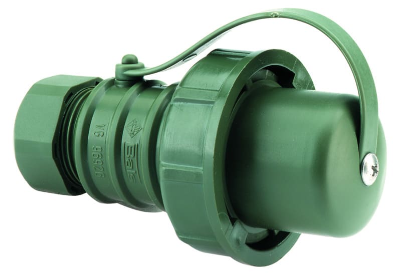 BALS - SCHUKO Stecker TE 16A IP68 bronzegrün Ni 735