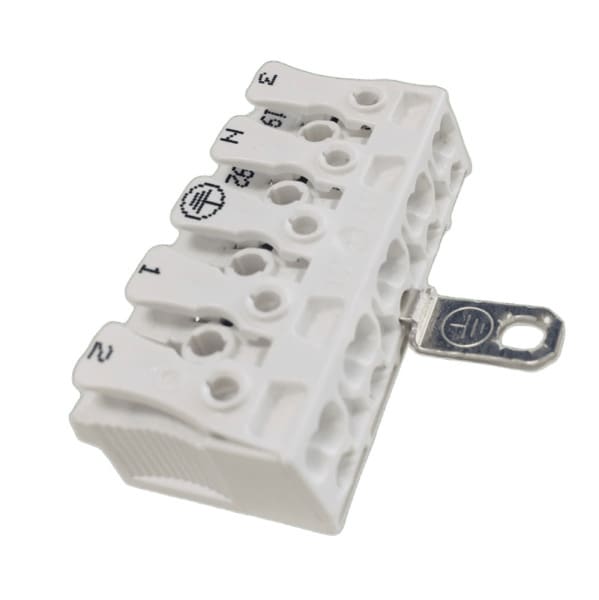 ELECTRO TERMINAL - SLK 3/5 OF +E-SCHR 3-N-ERDE-1-2 PC Schraublose Leuchtenklemme, zum anschrauben