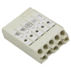 ELECTRO TERMINAL - SLK 7/5 OF TAPE L-N-ERDE-DA+ -DA- Schraublose Leuchtenklemme, Befestigung Tape