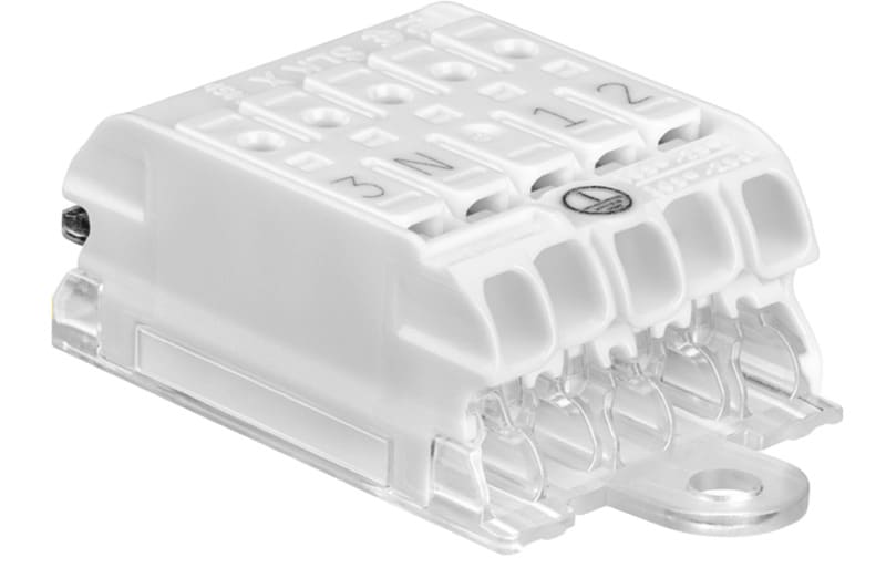 ELECTRO TERMINAL - SLK X/5OF 3-N-ERDE-1-2 Schraublose Leuchtenklemme zum anschrauben