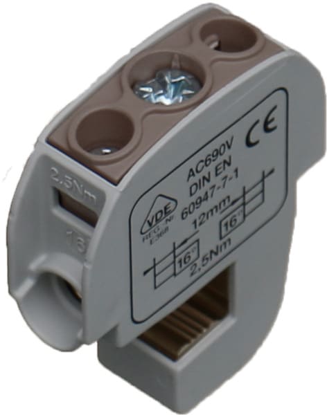 HORA ETEC - SSAK 16 L B Universalanschlussklemme (2x16mm²)