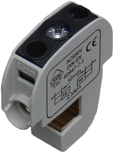 HORA ETEC - SSAK 16 L S Universalanschlussklemme (2x16mm²)