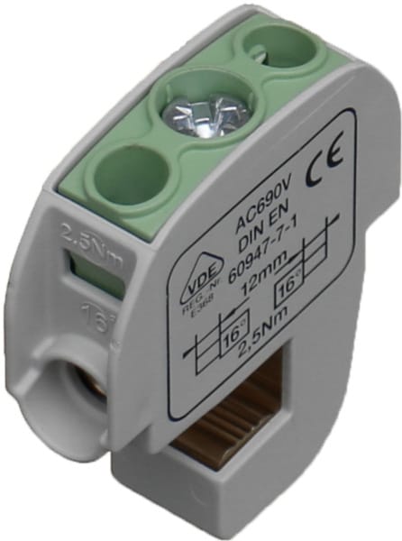 HORA ETEC - SSAK 16 PE Universalanschlussklemme (2x16mm²)