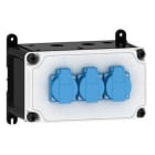 E-TERM - Steckdosenkombi VARIABOX WM 0000-3 FI000 IP54 VARIABOX-S B230xH130xT162mm
