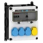 E-TERM - Steckdosenkombi VARIABOX WM 0000-3 FI040 IP54 RJ VARIABOX-M B230xH260xT180mm
