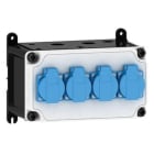 E-TERM - Steckdosenkombi VARIABOX WM 0000-4 FI000 IP54 VARIABOX-S B230xH130xT162mm