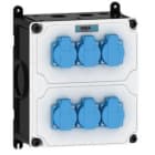 E-TERM - Steckdosenkombi VARIABOX WM 0000-6 FI000 IP54 VARIABOX-M B230xH260xT162mm