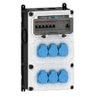 E-TERM - Steckdosenkombi VARIABOX WM 0000-6 FI040 IP54 VARIABOX-L B230xH390xT180mm