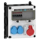 E-TERM - Steckdosenkombi VARIABOX WM 0001-2 FI000 IP44 VARIABOX-M B230xH260xT207mm