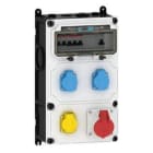 E-TERM - Steckdosenkombi VARIABOX WM 0001-2 FI040 IP44 RJ VARIABOX-L B230xH390xT207mm