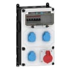 E-TERM - Steckdosenkombi VARIABOX WM 0001-3 FI000 IP44 VARIABOX-L B230xH390xT207mm